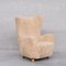 Mid-Century Danish Shearling Teddy Bear Armchair by Mogens Lassen, Image 1