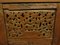 Antike dekorative indische Wandtafel oder Kopfteil aus Holz 15