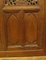 Antike dekorative indische Wandtafel oder Kopfteil aus Holz 7