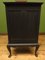 Black Painted Music Cabinet or Office Chest with Fall Front Drawers, 1930s 8