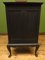 Black Painted Music Cabinet or Office Chest with Fall Front Drawers, 1930s, Image 8