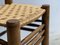 Mid-Century Brutalist Solid Wood Chair by Charles Dudouyt, 1940s, Image 3