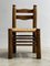 Mid-Century Brutalist Solid Wood Chair by Charles Dudouyt, 1940s 9