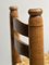 Mid-Century Brutalist Solid Wood Chair by Charles Dudouyt, 1940s, Image 8