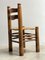 Mid-Century Brutalist Solid Wood Chair by Charles Dudouyt, 1940s 6