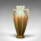 Antique Victorian French Flower Decorative Ceramic Vase, Image 3