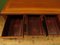 Vintage Chinese Elm Desk With Slatted Undertier 15