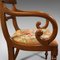 Antique Regency English Scroll Armchair, 1830 10