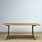 Industrial Cast Iron Table with Pine Top 3