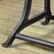Industrial Cast Iron Table with Pine Top, Image 6