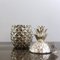 Secchiello per il ghiaccio a forma di ananas in metallo argentato di Mauro Manetti per Fonderia Darte, Immagine 6
