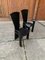 Lacquer and Leather Dining Chairs by Pietro Costantini, 1980, Set of 2, Image 4