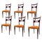 Mid-Century Italian Dining Chairs in the Style of Paolo Buffa, 1950s, Set of 6 1