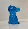 Blue Glass Dog by Erik Höglund for Kosta Boda, 1970s 1