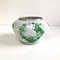 Herend Green Porcelain Floral Vase 1