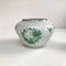 Herend Green Porcelain Floral Vase 2