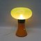 Space Age Mushroom Table Lamp in Orange & Green, 1970s 8