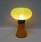 Space Age Mushroom Table Lamp in Orange & Green, 1970s, Image 8