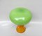 Space Age Mushroom Table Lamp in Orange & Green, 1970s 4