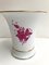 Vase Vintage Doré Blanc avec Motif Fleur Rose par Herend, 1970s 2