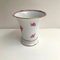Vintage White Gilding Vase with Pink Flower Pattern by Herend, 1970s 3
