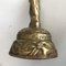 Antique Victorian Brass Bell with Figures, 19th Century 9