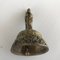 Antique Victorian Brass Bell with Figures, 19th Century 2