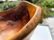 French Riviera Style Brown Bowl in Olive Wood, 1960 2