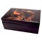 Vietnamese Black and Orange Box in Lacquered Wood, Image 1