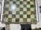 Weißes und grünes Schachbrett aus Onyx und Marmor 2