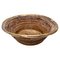 Large Vintage Fruit Bowl in Brass and Rattan, Image 1