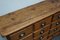 French Rustic Pine Apothecary Cabinet, Early 1900s, Image 4