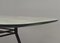 Italian Dining Table with Metal Base and Glass Top and Brass, 1950s 13