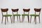 Beech Dining Chairs, Czechoslovakia, 1960s, Set of 4, Image 2