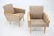 Minimalistische Mid-Century Sessel, Tschechoslowakei, 2er Set 8