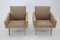 Minimalistische Mid-Century Sessel, Tschechoslowakei, 2er Set 5