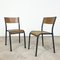 Industrial Grey School Chairs, Set of 2, Image 10