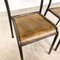 Patinated Industrial School Chairs, Set of 2 5