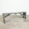 Grey Painted Wooden Farmhouse Bench, Image 1