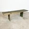 Green Painted Wooden Farmhouse Bench 7