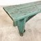 Light Blue Painted Farmhouse Bench 4