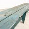 Light Blue Painted Farmhouse Bench 5