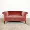 Vintage Pink Velvet 2-Seater Sofa 3