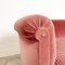 Vintage Pink Velvet 2-Seater Sofa, Image 7