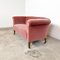 Vintage Pink Velvet 2-Seater Sofa 4