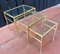 Golden Iron Nesting Tables from Maison Ramsay, Set of 3 10