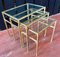 Golden Iron Nesting Tables from Maison Ramsay, Set of 3 1