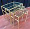 Golden Iron Nesting Tables from Maison Ramsay, Set of 3, Image 1