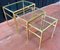 Golden Iron Nesting Tables from Maison Ramsay, Set of 3 9