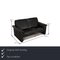 Black Leather Lucca 2-Seater Sofa by Willi Schillig 2